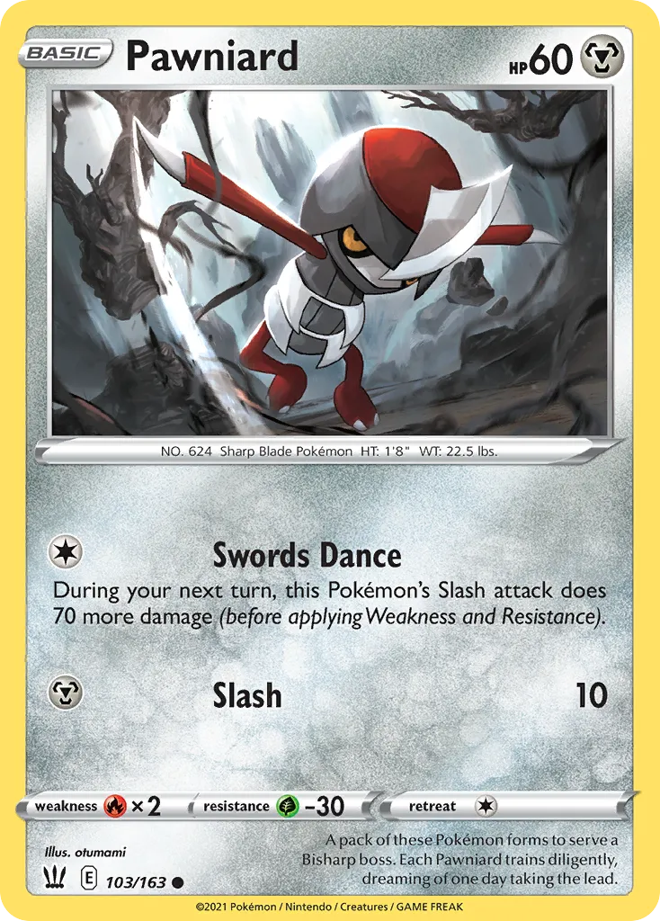 Pawniard — SWSH05: Battle Styles — Pokémon