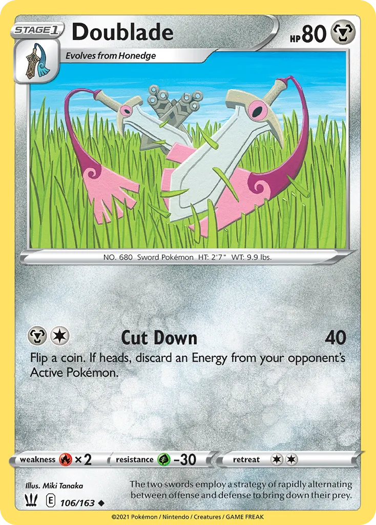 Doublade — SWSH05: Battle Styles — Pokémon