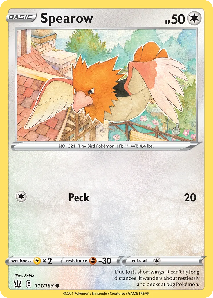 Spearow — SWSH05: Battle Styles — Pokémon