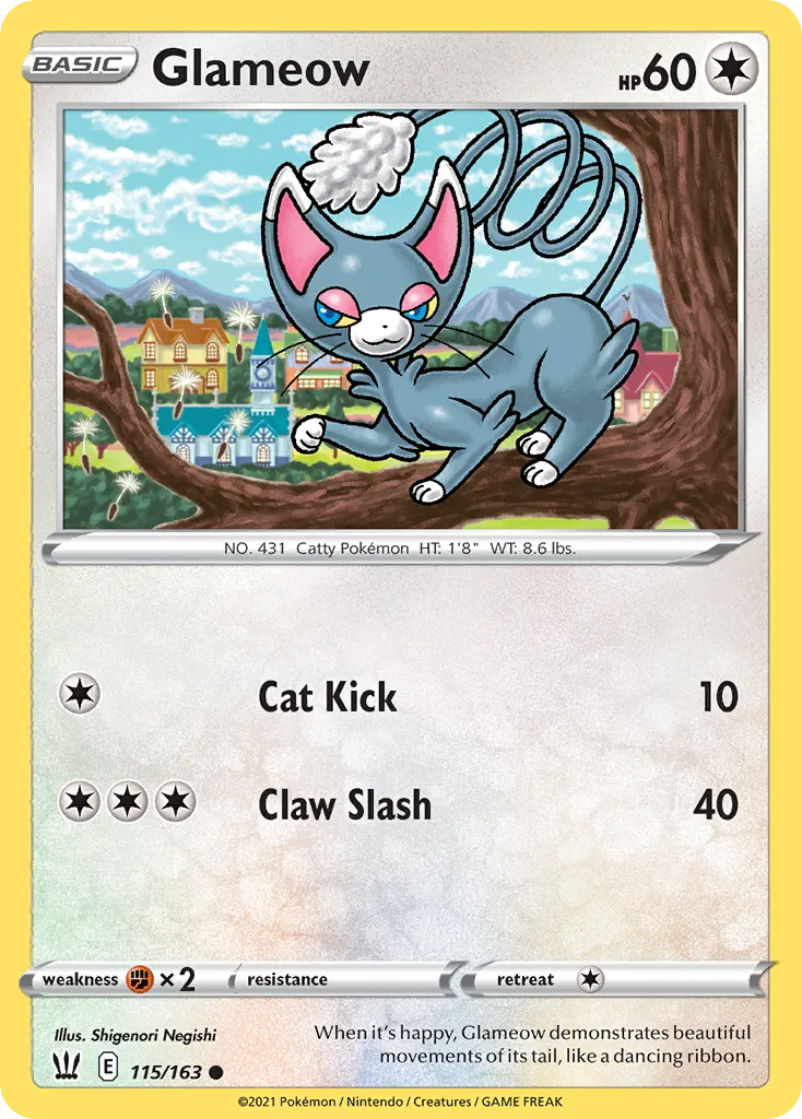 Glameow — SWSH05: Battle Styles — Pokémon