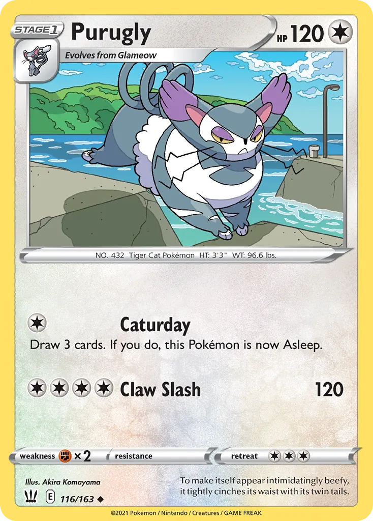 Purugly — SWSH05: Battle Styles — Pokémon