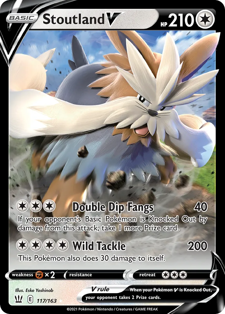 Stoutland V — SWSH05: Battle Styles — Pokémon