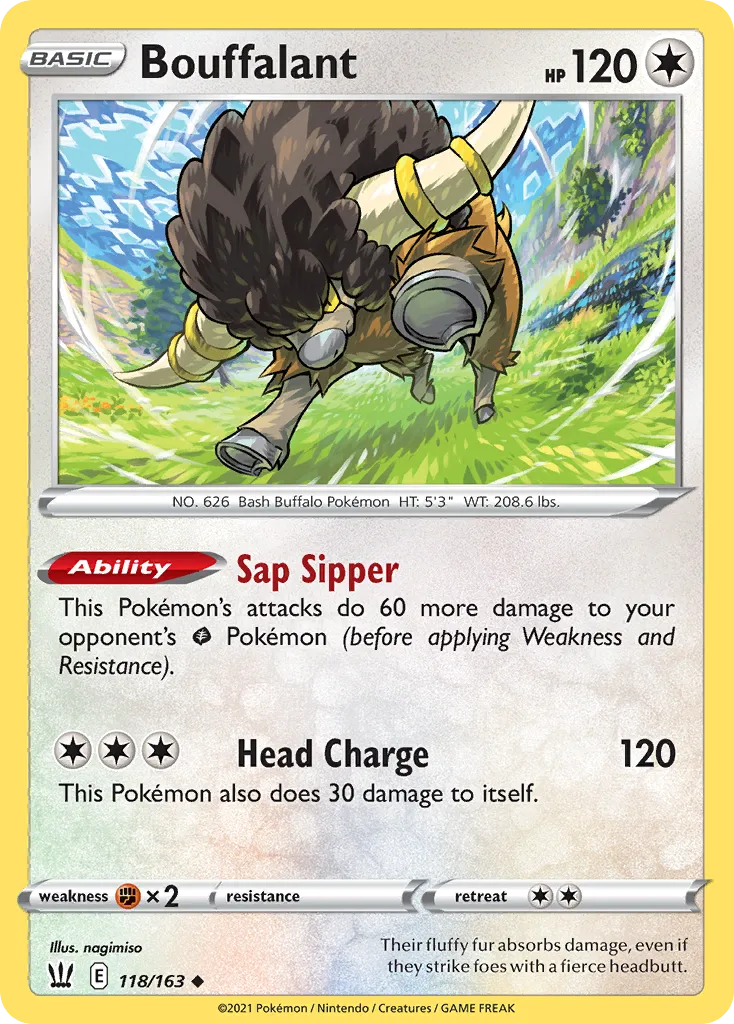 Bouffalant — SWSH05: Battle Styles — Pokémon