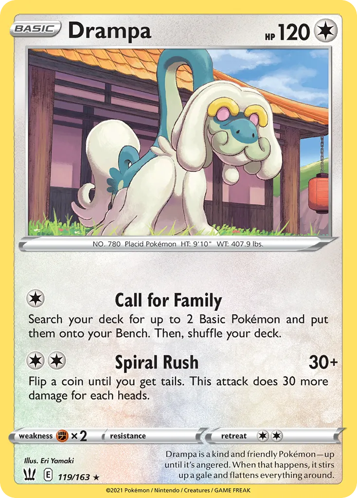 Drampa — SWSH05: Battle Styles — Pokemon