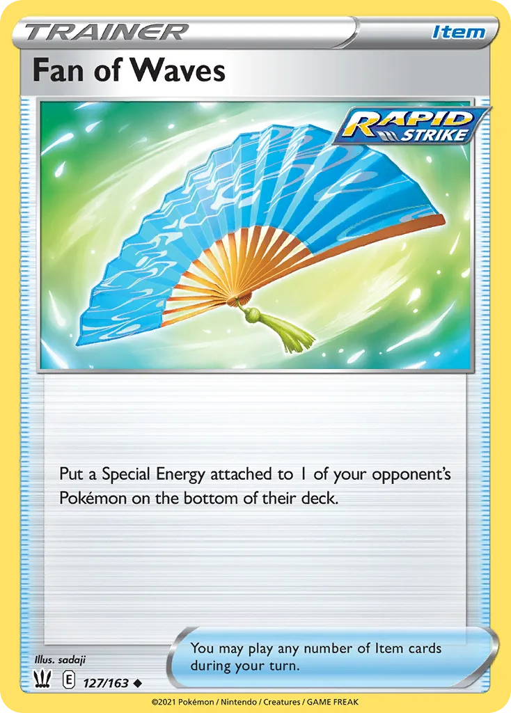 Fan of Waves — SWSH05: Battle Styles — Pokémon