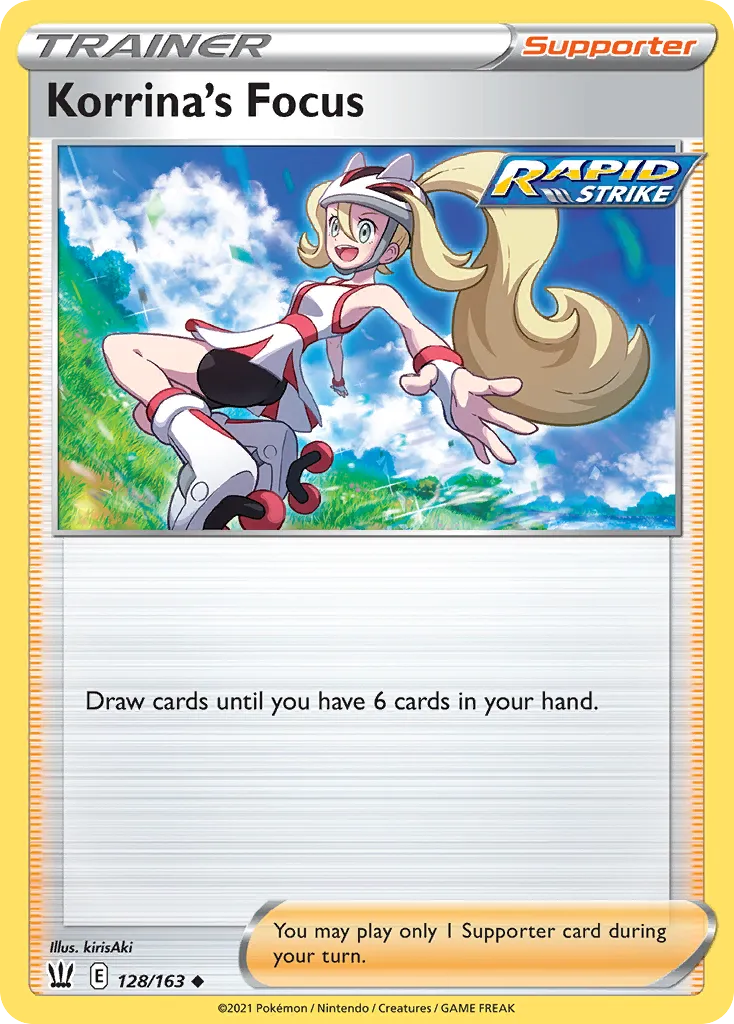 Concentration de Cornélia — SWSH05: Battle Styles — Pokémon