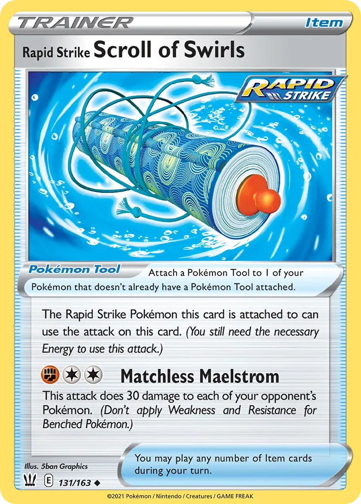 Rapid Strike Scroll of Swirls — SWSH05: Battle Styles — Pokémon