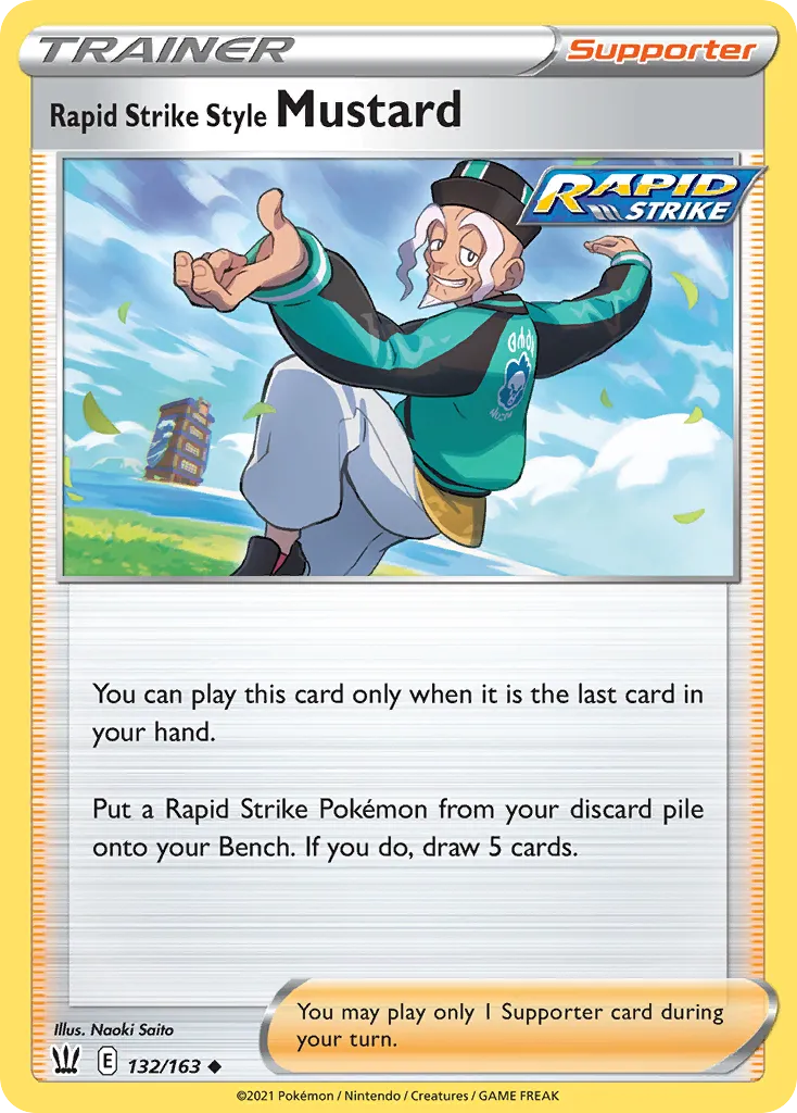 Rapid Strike Style Mustard — SWSH05: Battle Styles — Pokémon