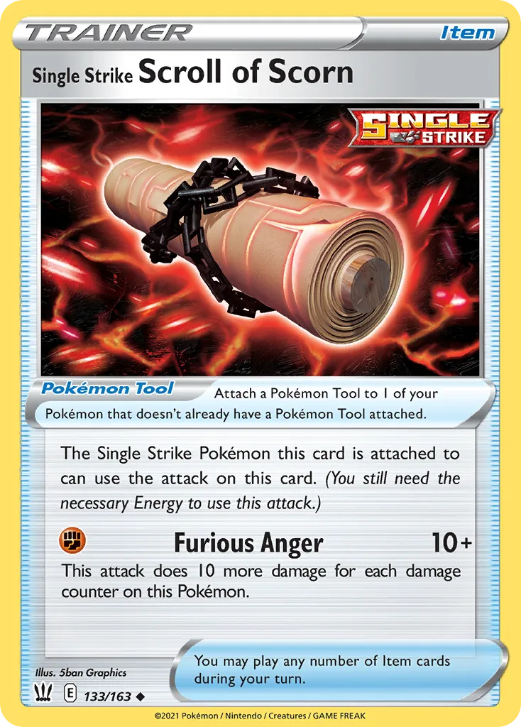 Single Strike Scroll of Scorn — SWSH05: Battle Styles — Pokémon