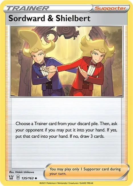 Sordward & Shielbert — SWSH05: Battle Styles — Pokémon