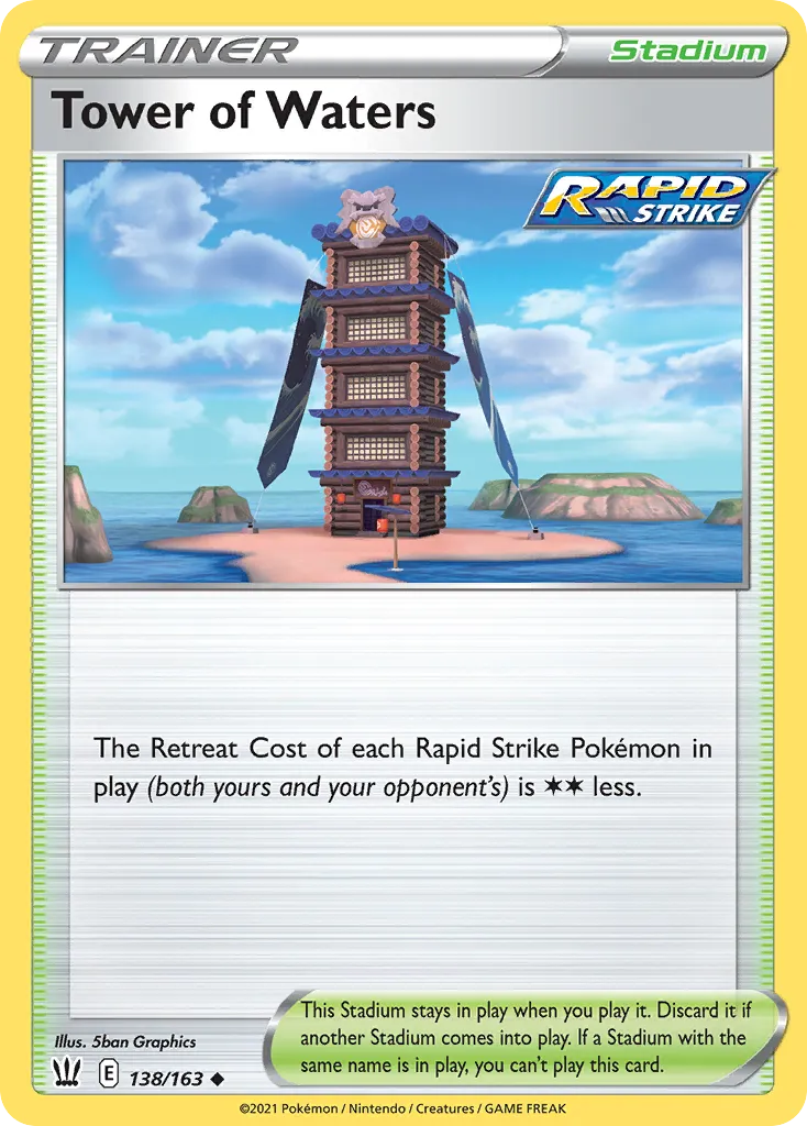 Tour de l'Eau — SWSH05: Battle Styles — Pokémon