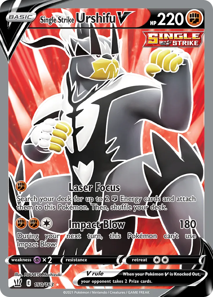 Single Strike Urshifu V from SWSH05: Battle Styles - Pokemon