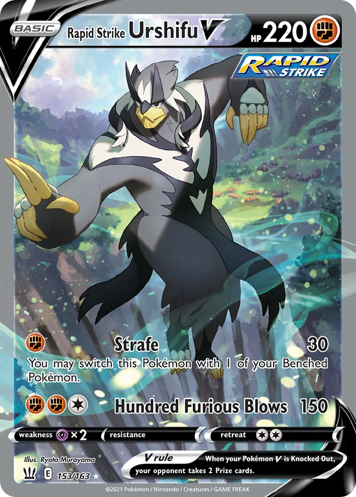 Rapid Strike Urshifu V — SWSH05: Battle Styles — Pokemon