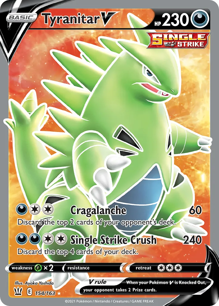 Tyranitar V — SWSH05: Battle Styles — Pokemon