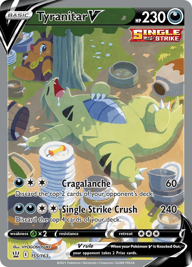 Tyranitar V — SWSH05: Battle Styles — Pokémon