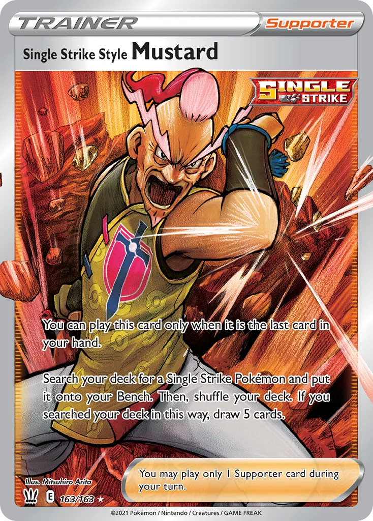 Single Strike Style Mustard — SWSH05: Battle Styles — Pokemon