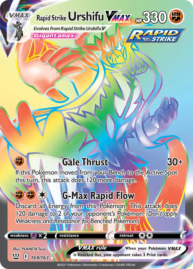 Rapid Strike Urshifu VMAX — SWSH05: Battle Styles — Pokémon