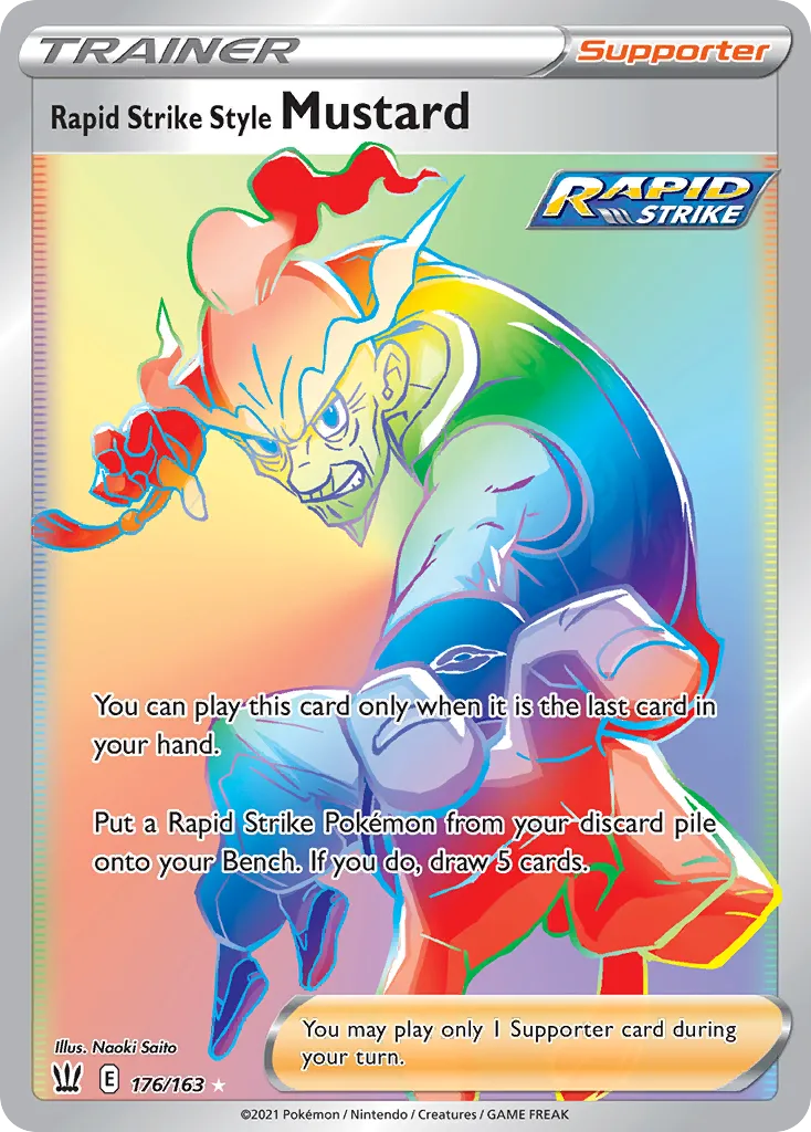 Rapid Strike Style Mustard — SWSH05: Battle Styles — Pokemon