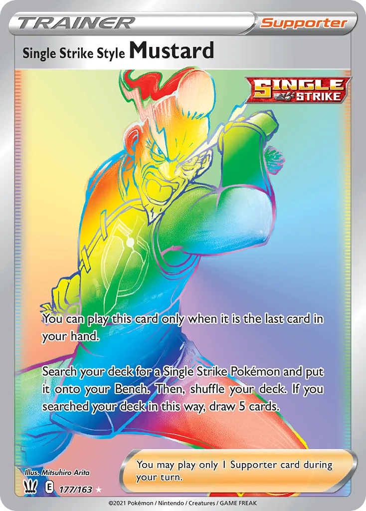 Single Strike Style Mustard — SWSH05: Battle Styles — Pokemon