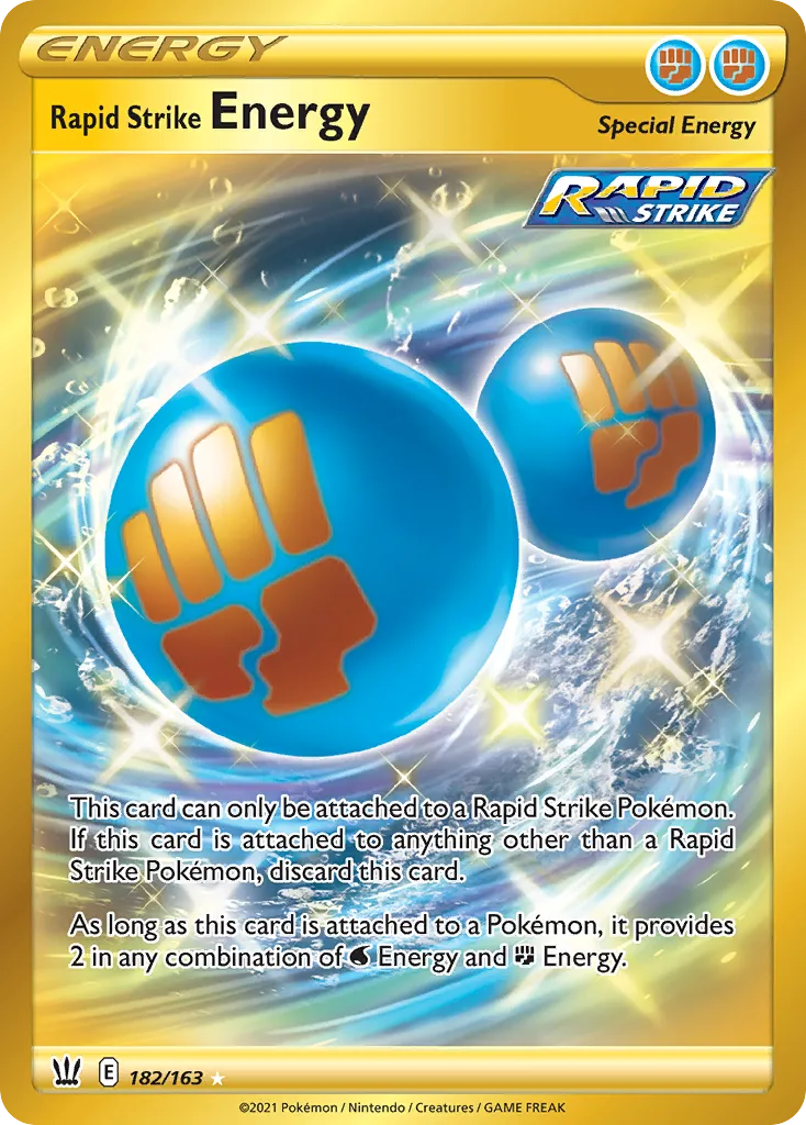 Rapid Strike Energy — SWSH05: Battle Styles — Pokémon