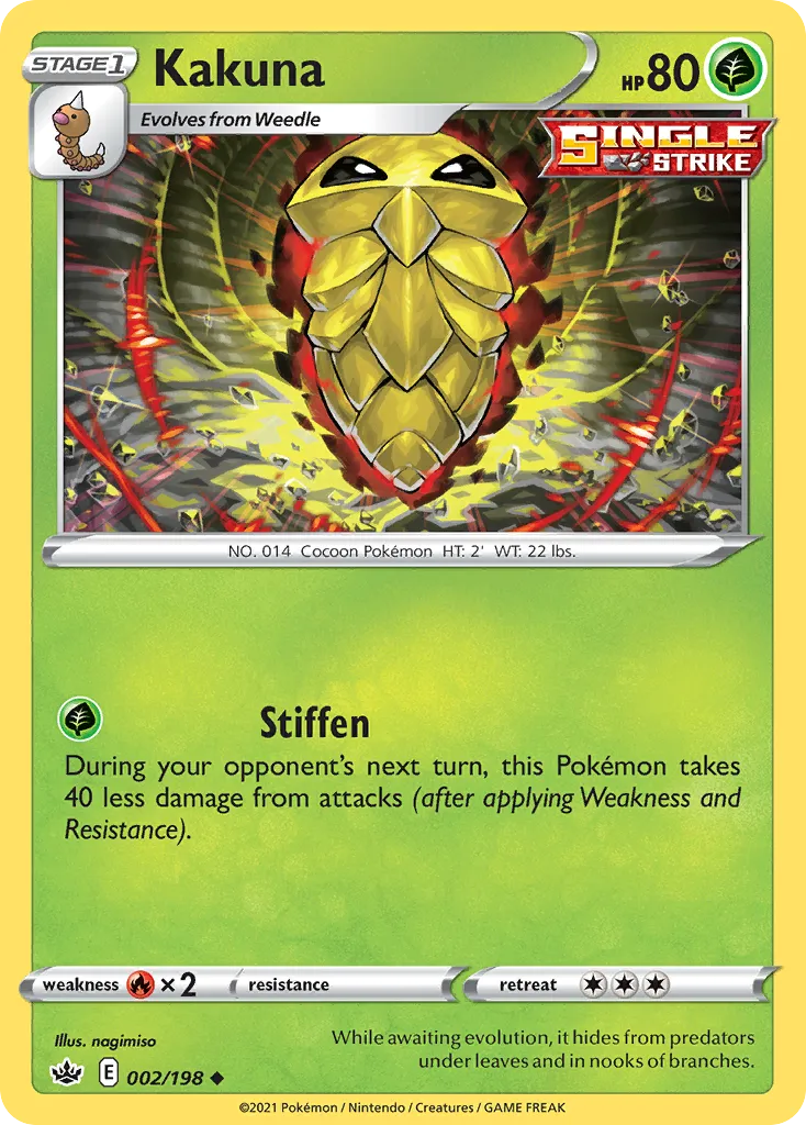 Kakuna — SWSH06: Chilling Reign — Pokémon
