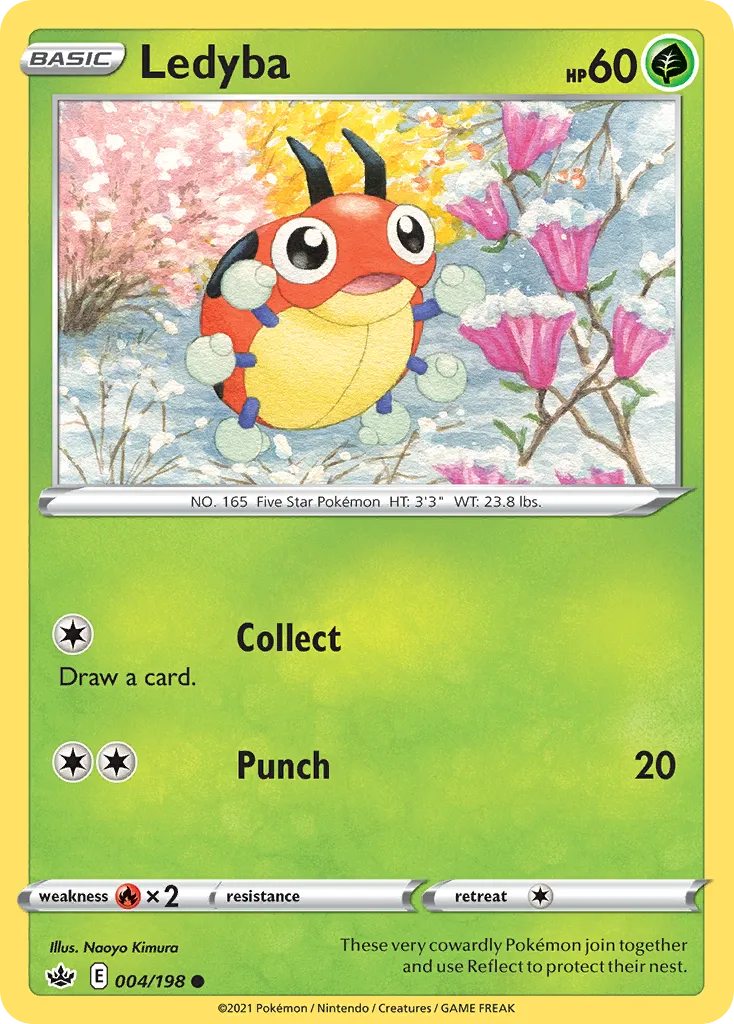 Ledyba — SWSH06: Chilling Reign — Pokémon