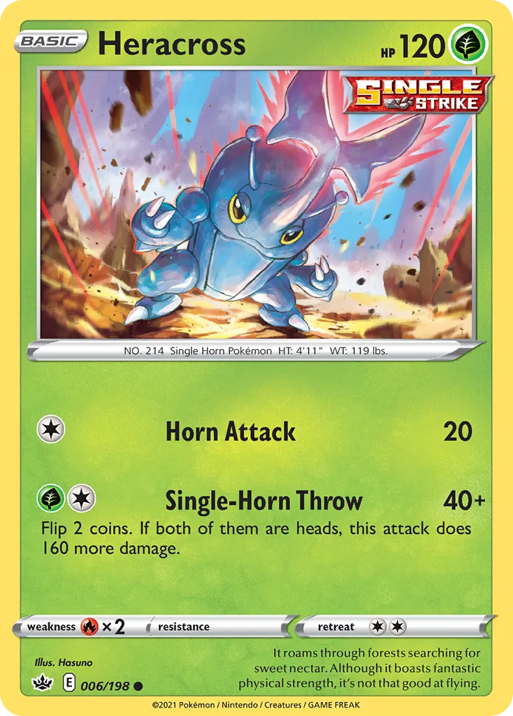 Heracross — SWSH06: Chilling Reign — Pokémon