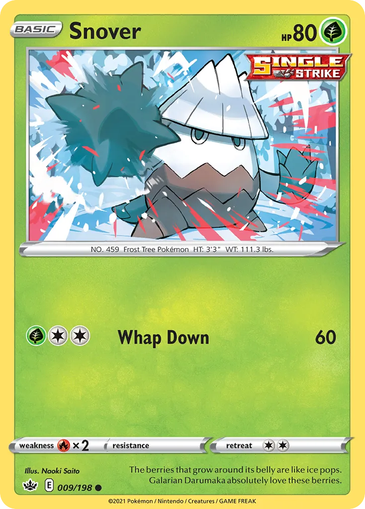 Snover — SWSH06: Chilling Reign — Pokémon
