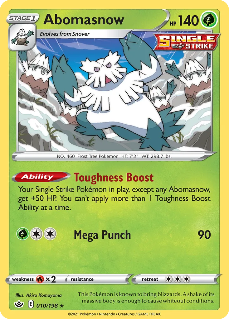 Abomasnow — SWSH06: Chilling Reign — Pokémon