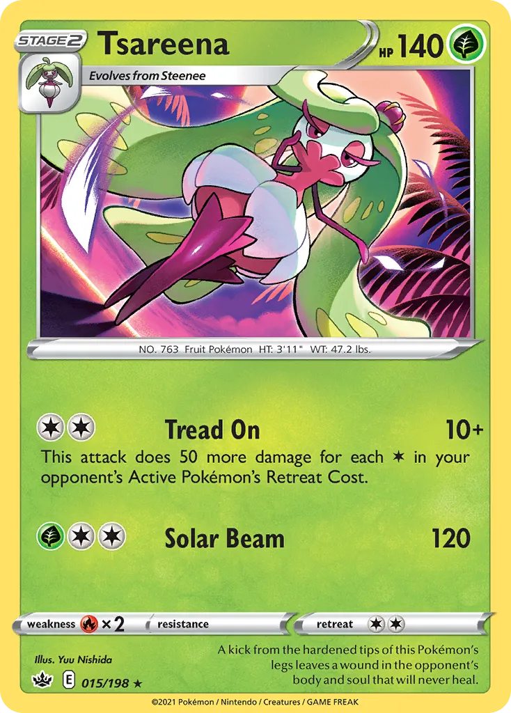 Tsareena — SWSH06: Chilling Reign — Pokémon
