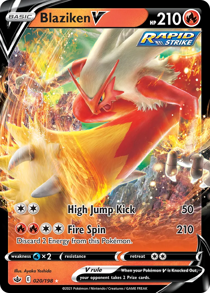 Blaziken V — SWSH06: Chilling Reign — Pokémon
