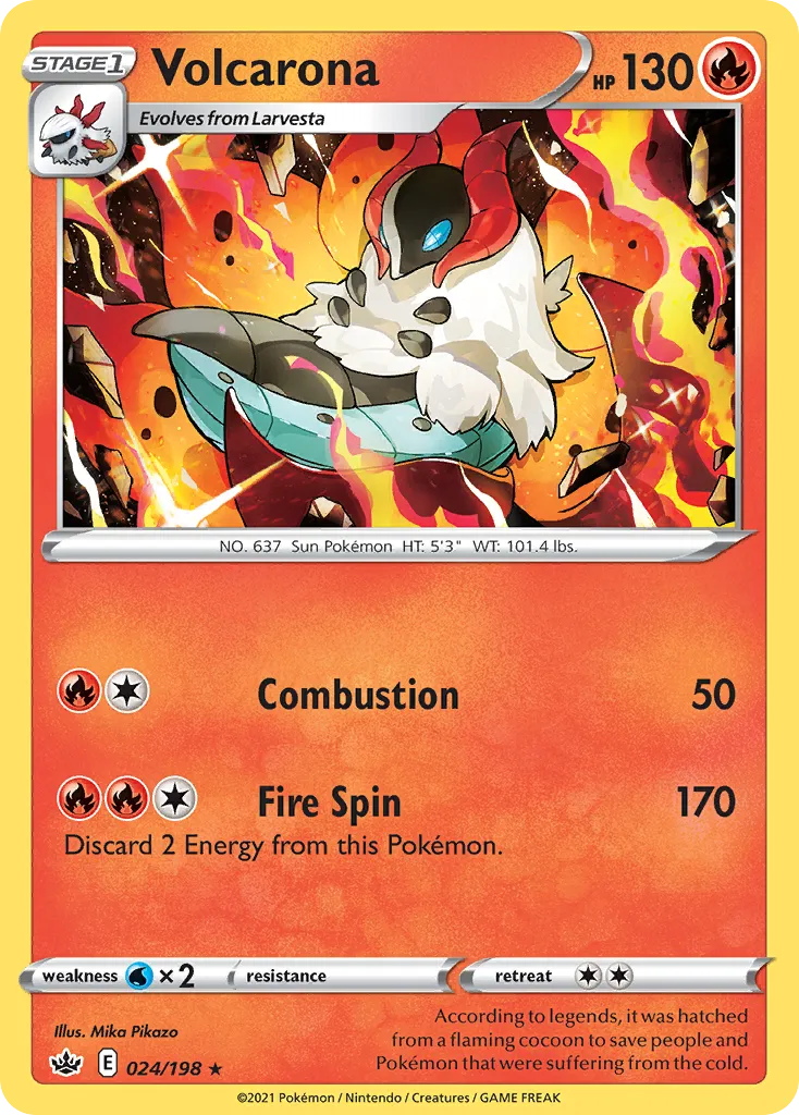Volcarona — SWSH06: Chilling Reign — Pokémon