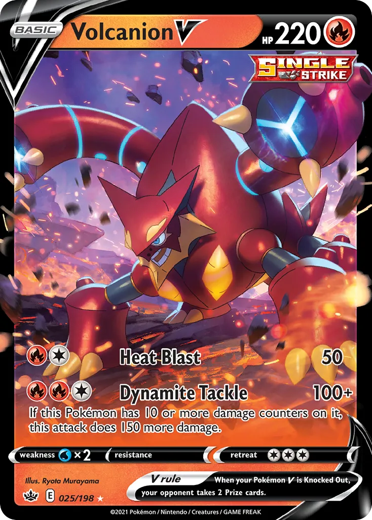 Volcanion V — SWSH06: Chilling Reign — Pokémon