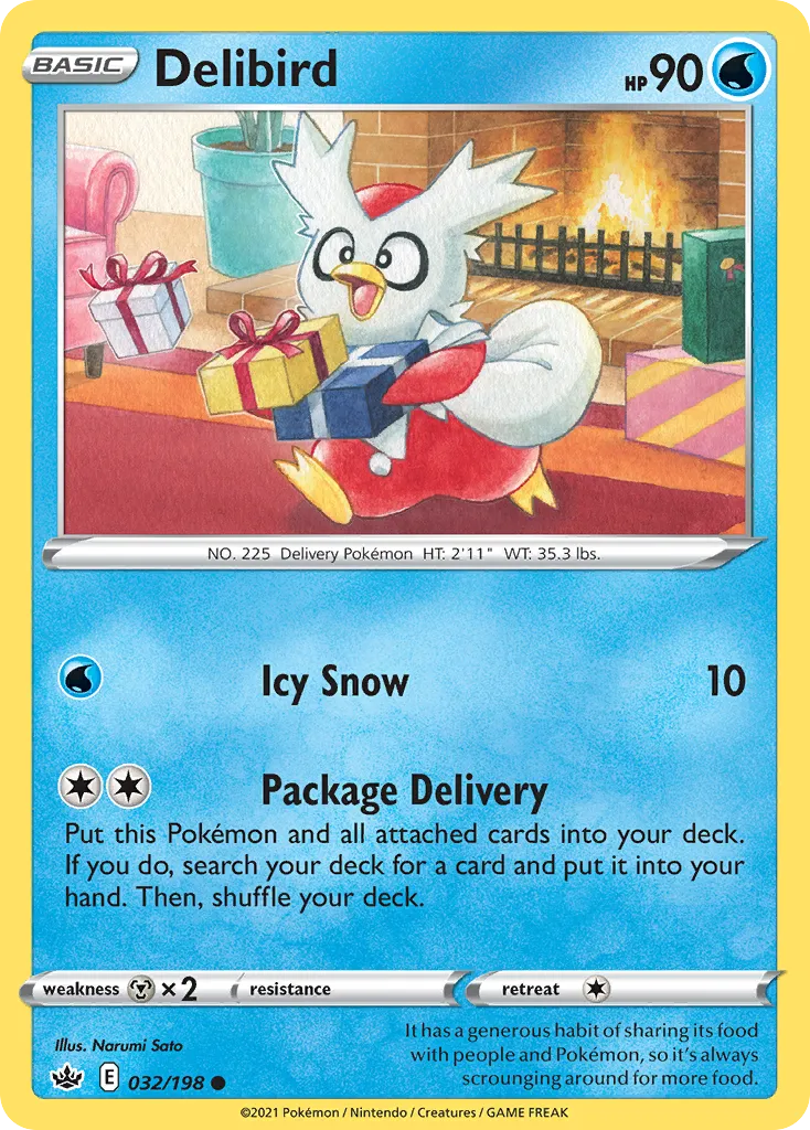 Delibird — SWSH06: Chilling Reign — Pokémon