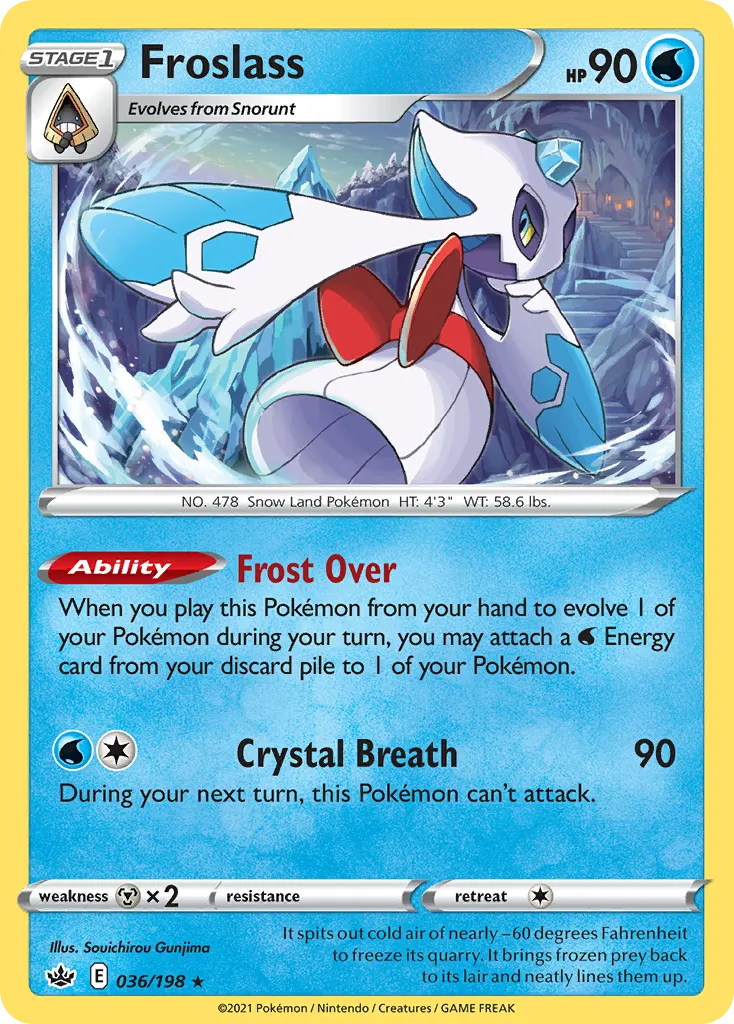 Froslass — SWSH06: Chilling Reign — Pokémon