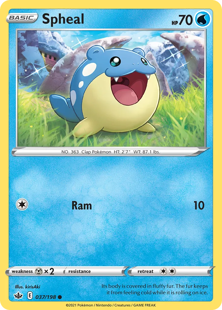 Spheal — SWSH06: Chilling Reign — Pokémon