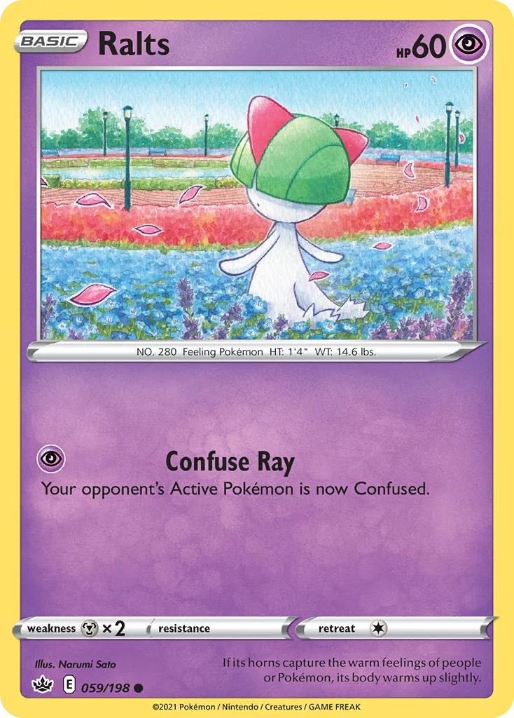 Ralts — SWSH06: Chilling Reign — Pokémon