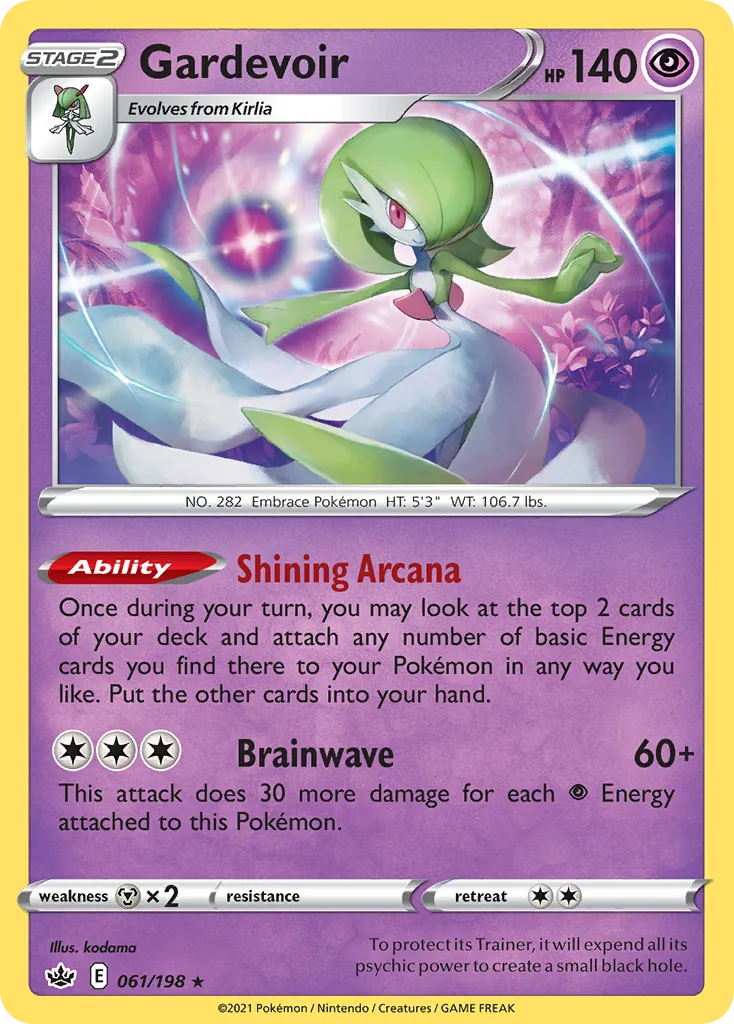 Gardevoir — SWSH06: Chilling Reign — Pokemon