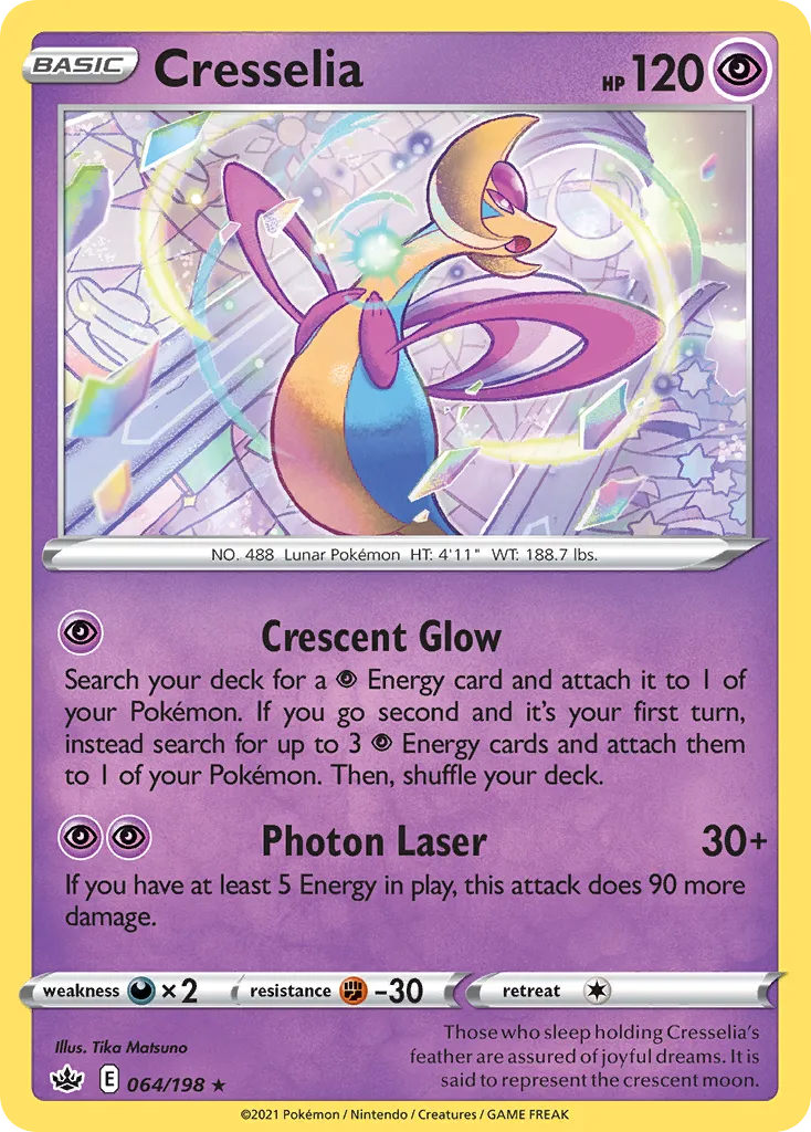 Cresselia — SWSH06: Chilling Reign — Pokémon