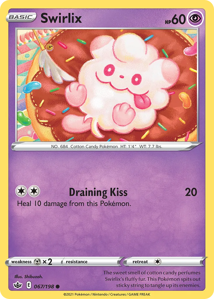 Swirlix — SWSH06: Chilling Reign — Pokémon