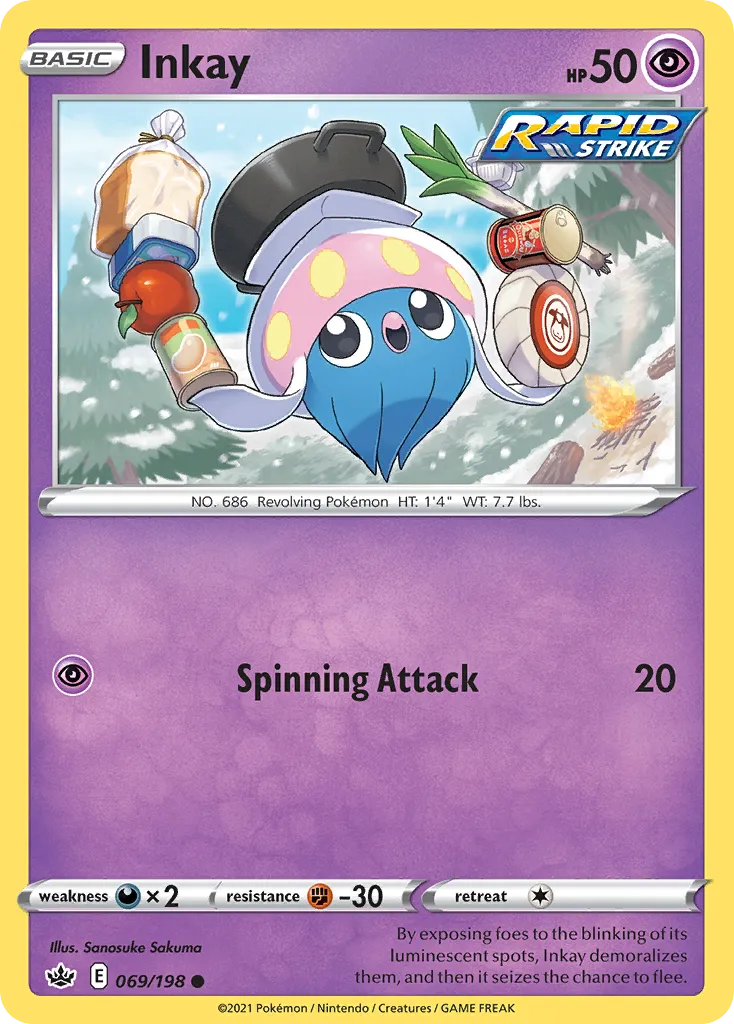 Inkay — SWSH06: Chilling Reign — Pokémon
