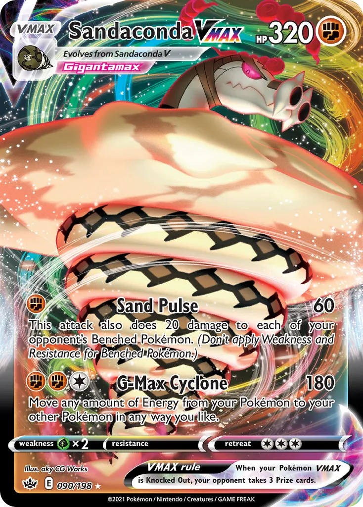 Sandaconda VMAX — SWSH06: Chilling Reign — Pokémon