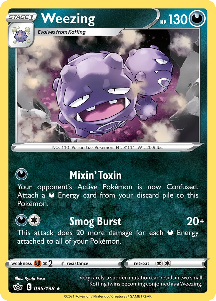 Weezing — SWSH06: Chilling Reign — Pokémon