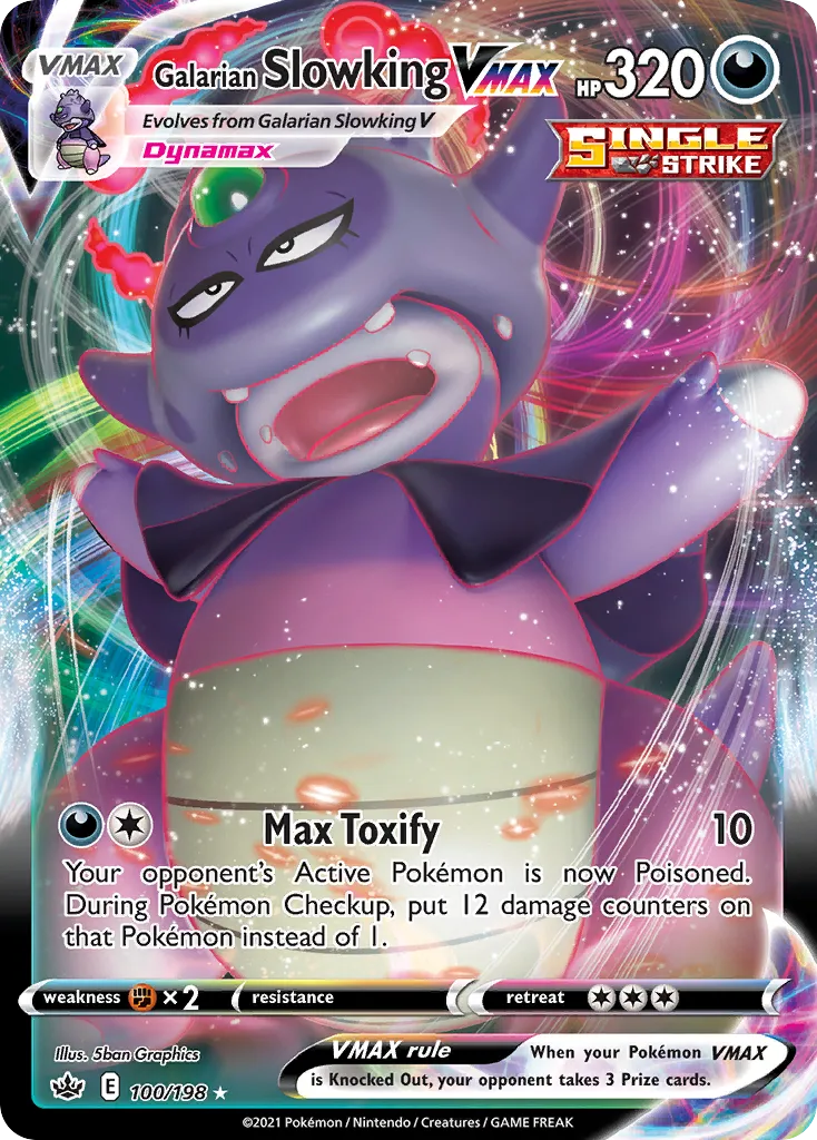 Galarian Slowking VMAX — SWSH06: Chilling Reign — Pokémon