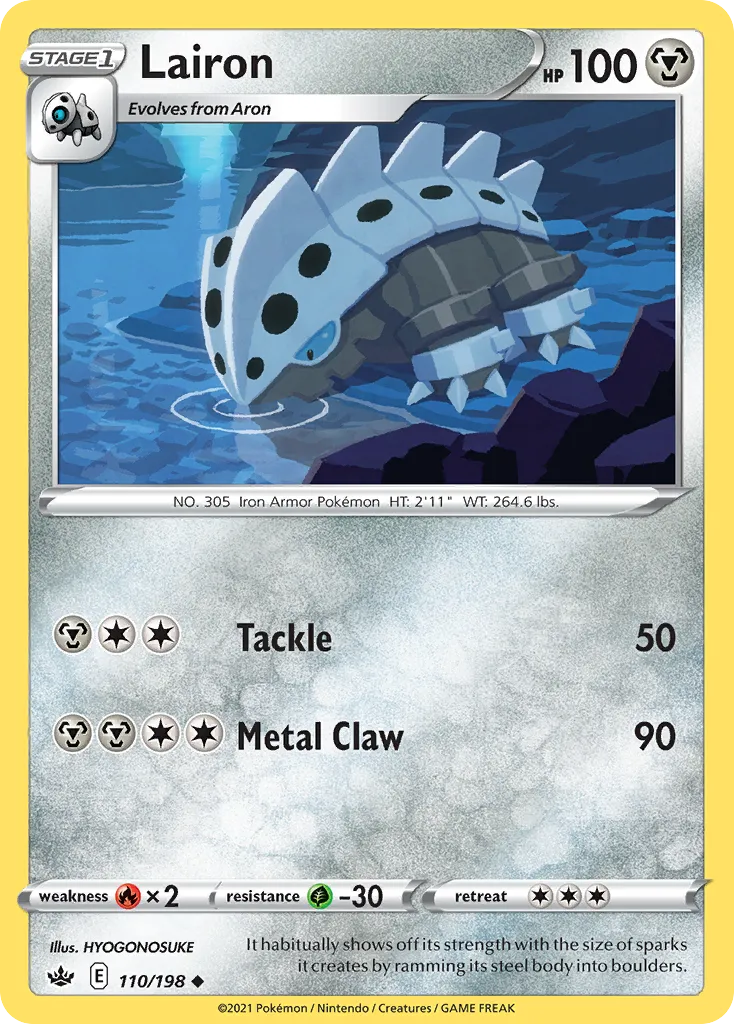 Lairon — SWSH06: Chilling Reign — Pokémon