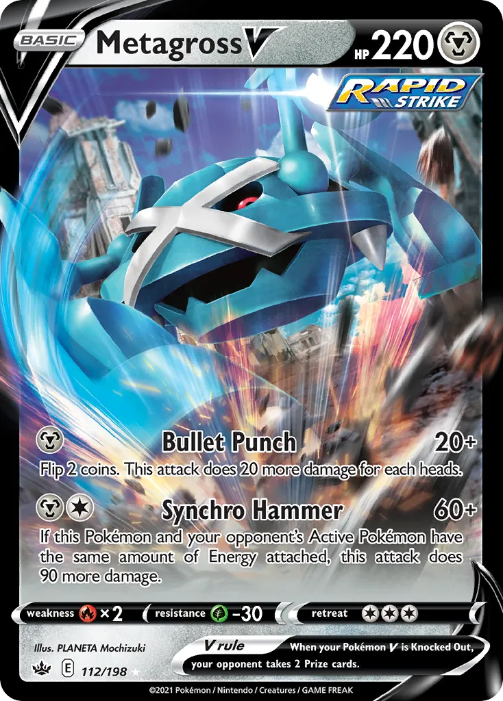 Metagross V — SWSH06: Chilling Reign — Pokémon