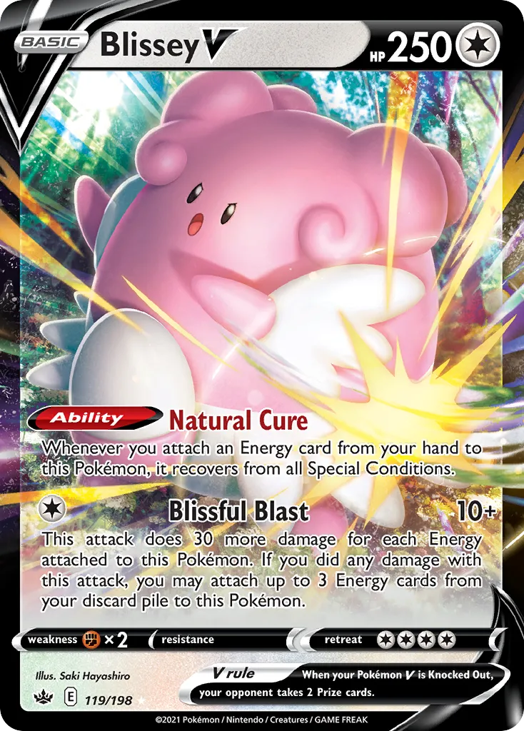 Blissey V — SWSH06: Chilling Reign — Pokemon