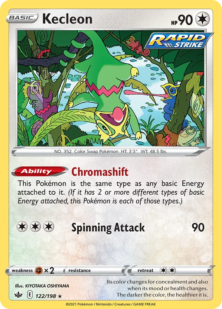Kecleon — SWSH06: Chilling Reign — Pokémon