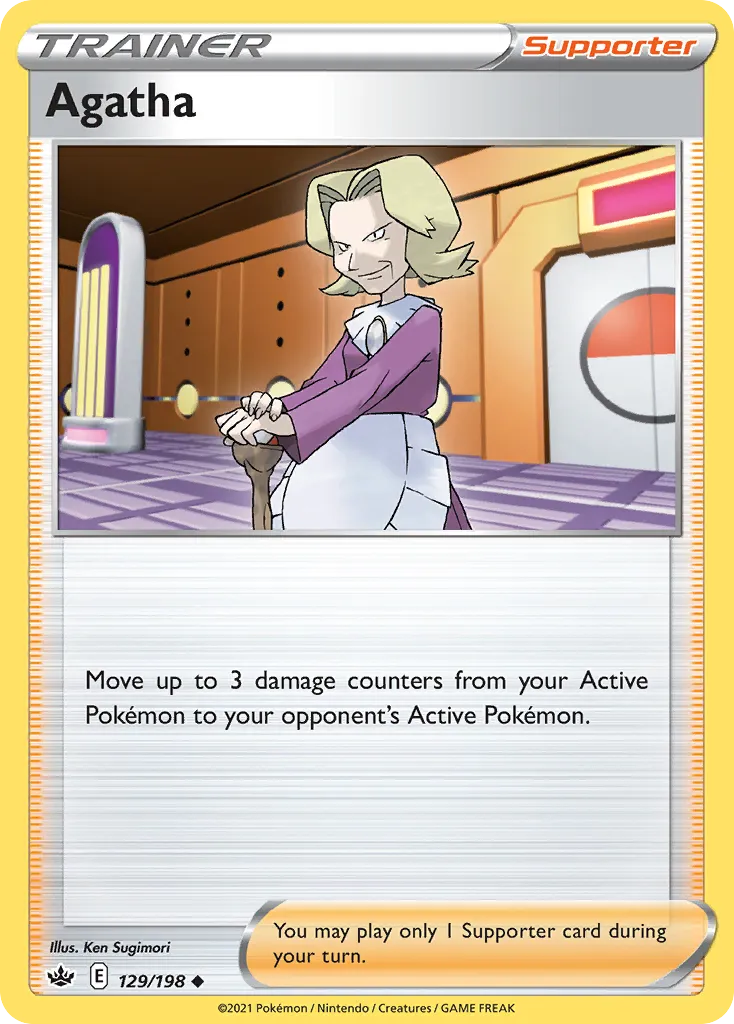 Agatha — SWSH06: Chilling Reign — Pokémon