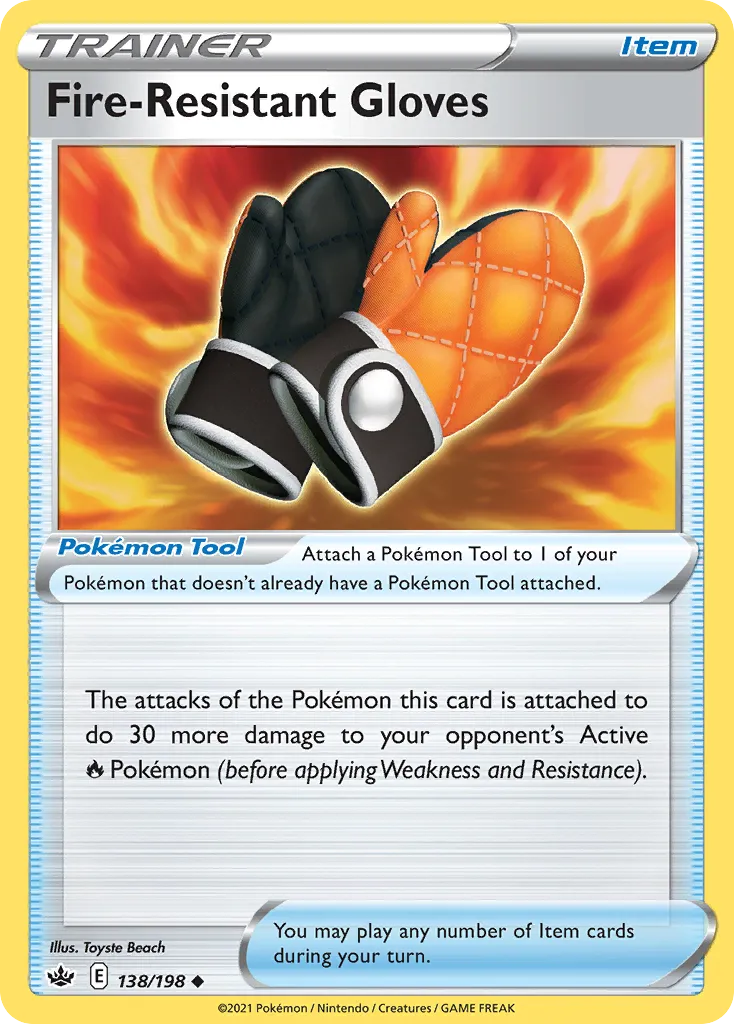 Gants Ignifuges — SWSH06: Chilling Reign — Pokémon